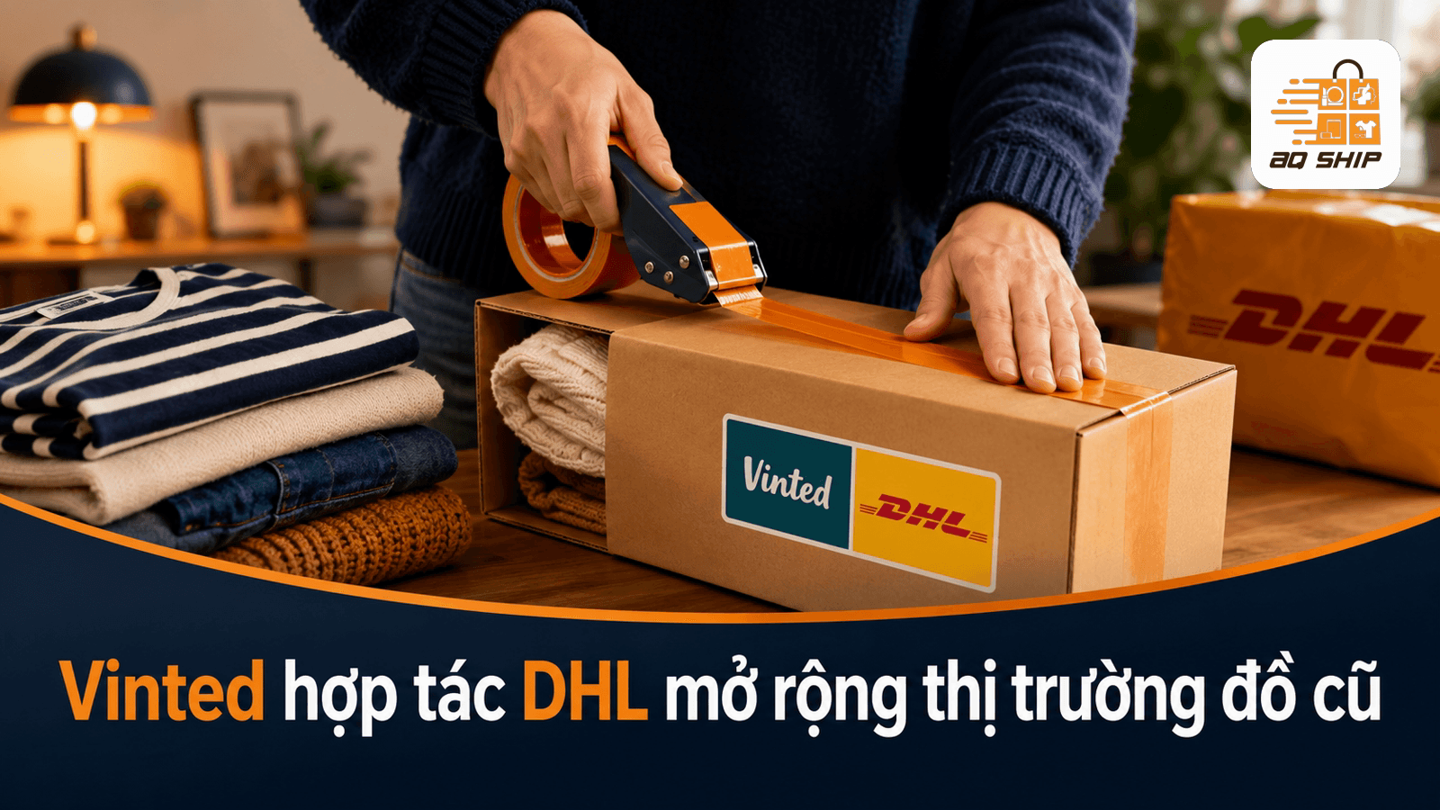 Vinted hợp tác với DHL để mở rộng thị trường đồ cũ