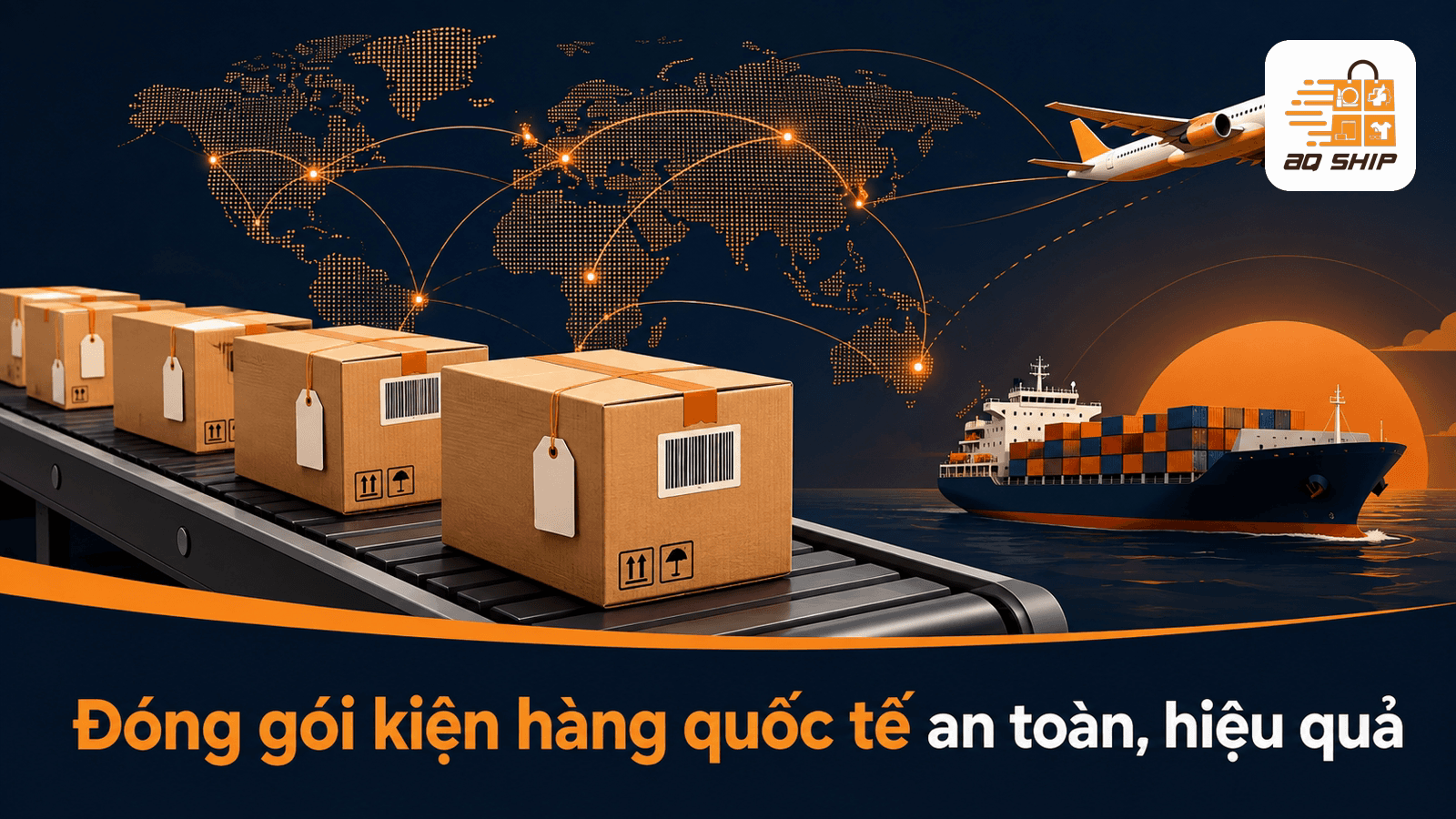 Cách đóng gói kiện hàng quốc tế an toàn và hiệu quả