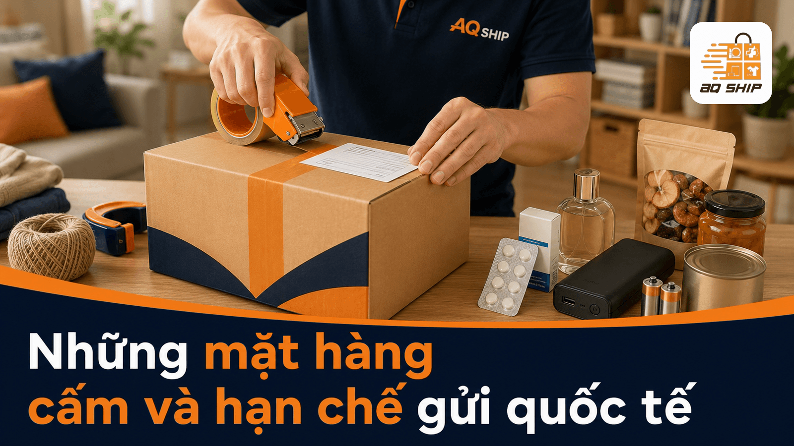 Hàng cấm và hàng hạn chế khi gửi quốc tế