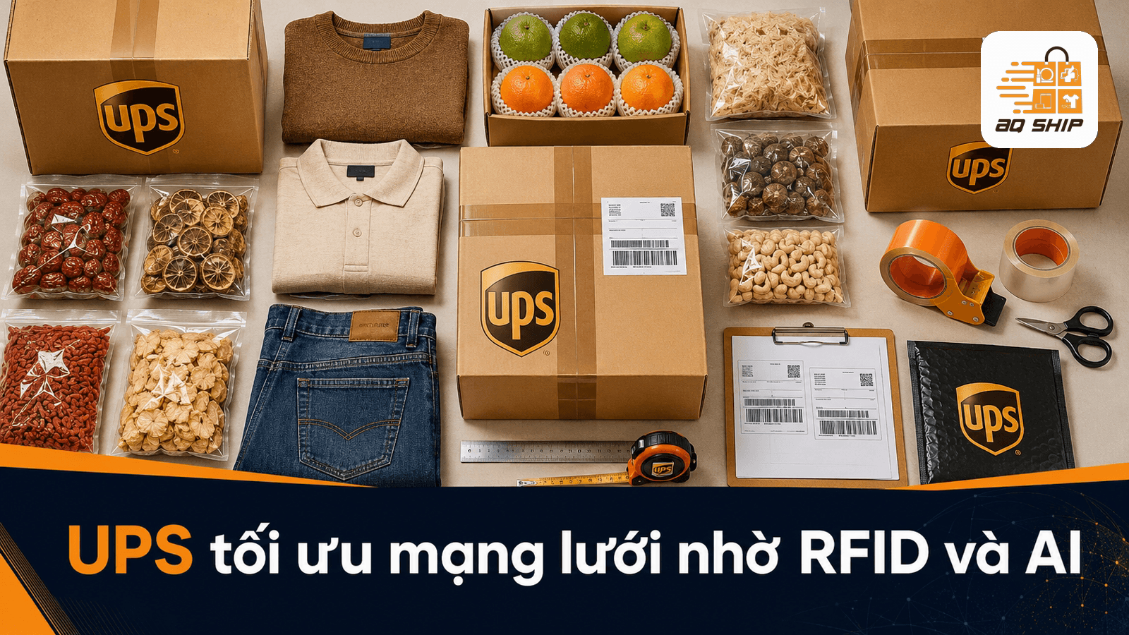 UPS tối ưu hóa mạng lưới nhờ RFID và AI