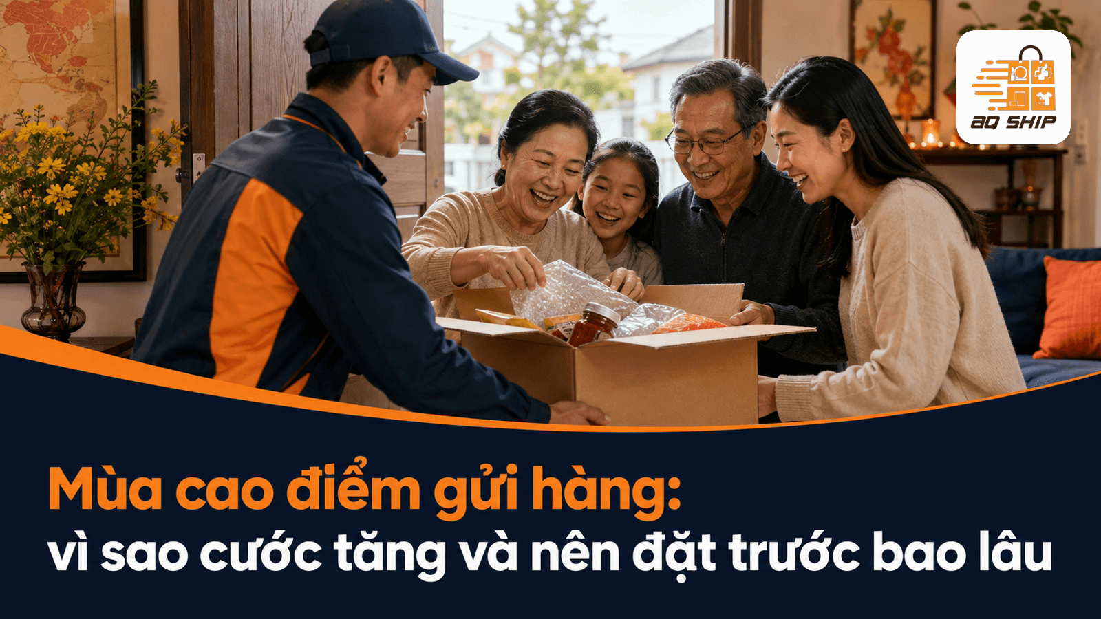Mùa cao điểm gửi hàng: vì sao cước tăng và nên đặt trước bao lâu