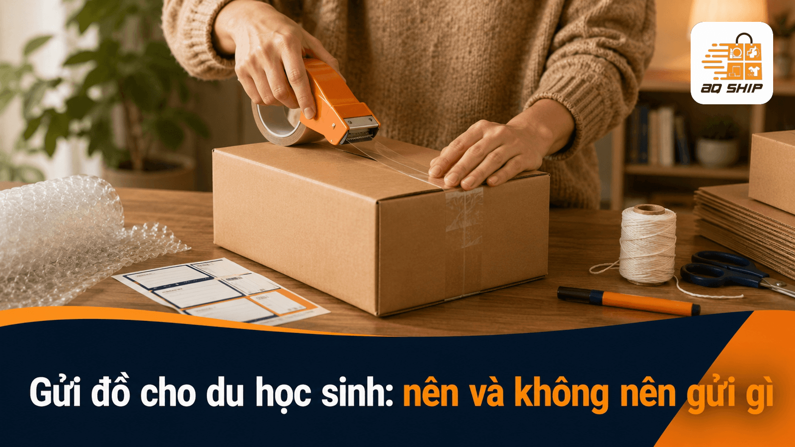 Gửi đồ cho du học sinh: nên và không nên gửi gì