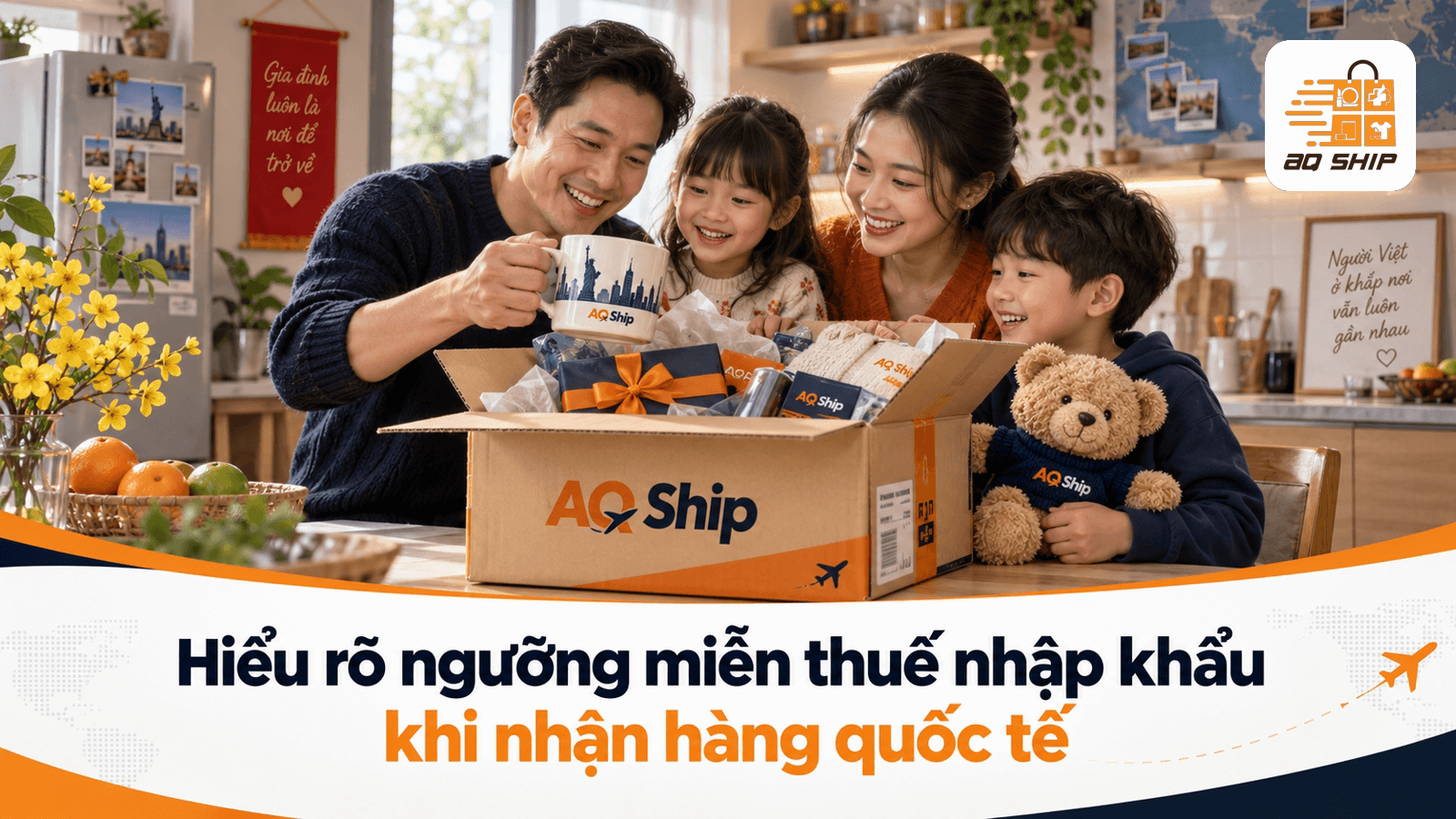 Hiểu rõ ngưỡng miễn thuế nhập khẩu khi nhận hàng quốc tế