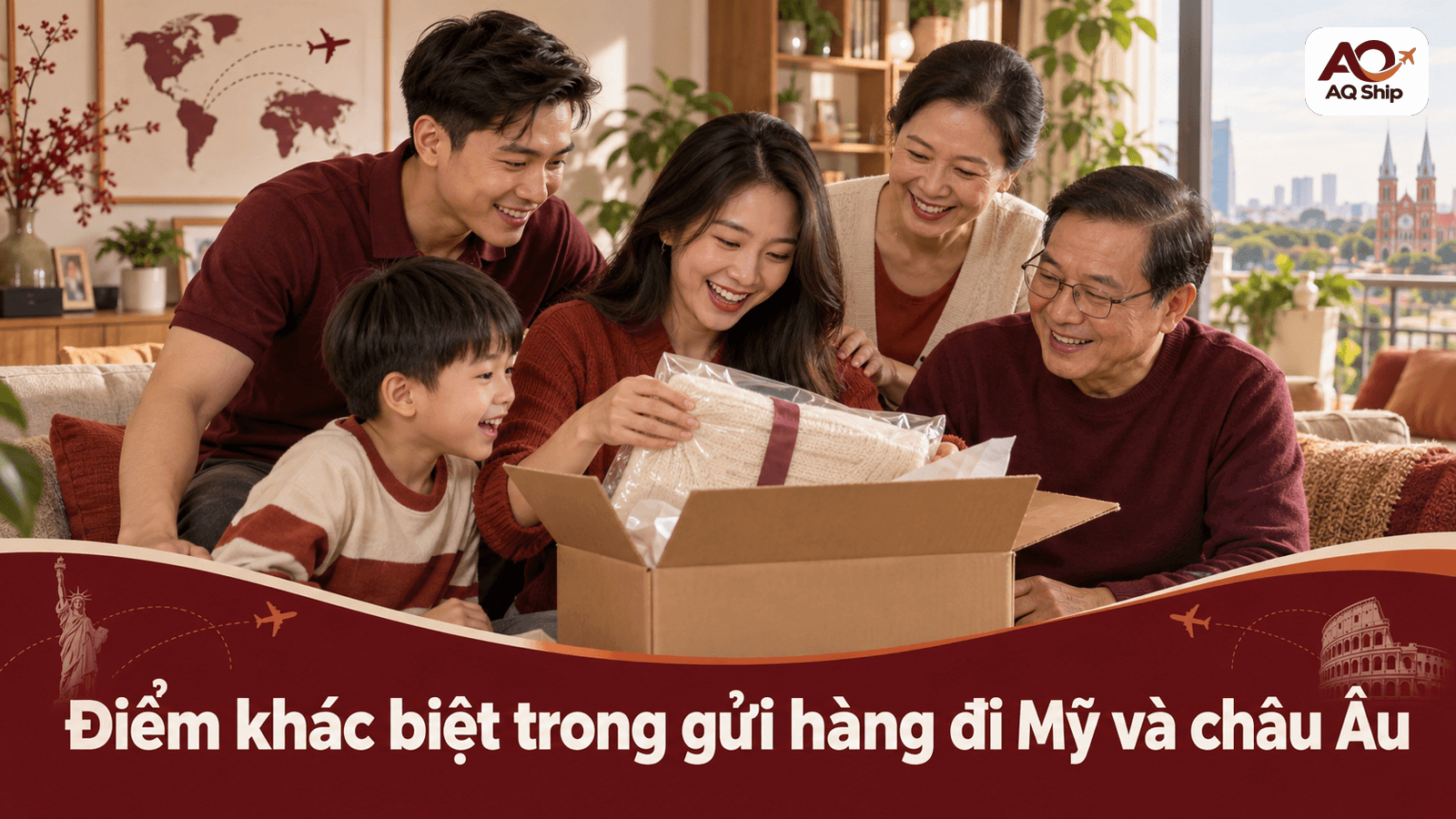 So sánh gửi hàng đi Mỹ và châu Âu: sự khác biệt cần biết