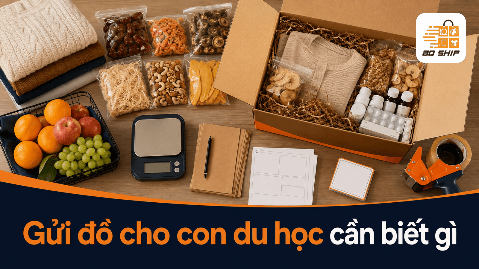 Gửi đồ cho con du học năm đầu: nên gửi gì trước, gì sau