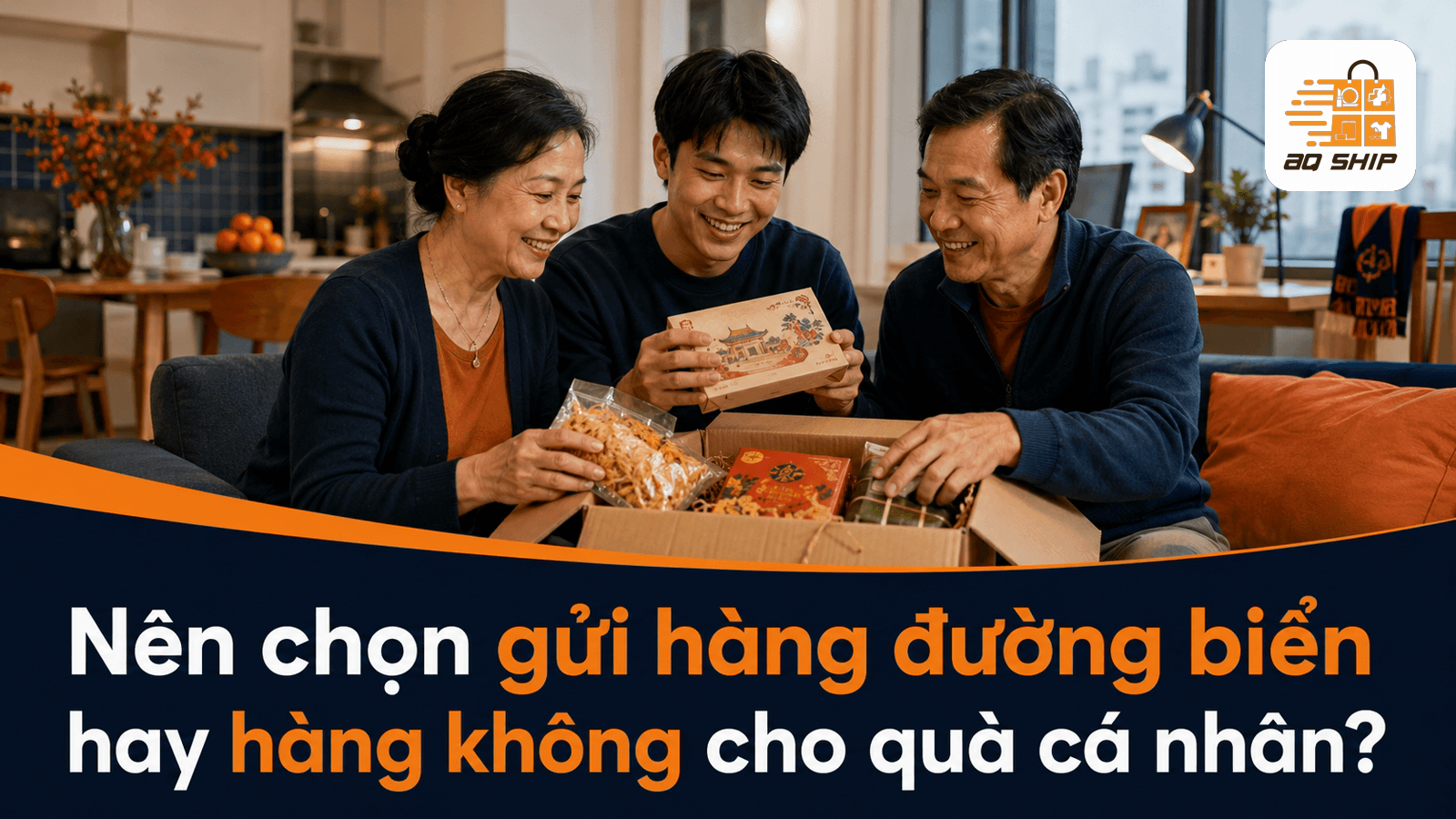 Nên chọn gửi hàng đường biển hay hàng không cho quà cá nhân?