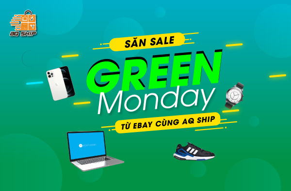 Đếm ngược ngày sale off Green Monday từ eBay